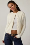 Kimchi Blue Rachel Cardigan In Cream, Women's At Urban Outfitters In White