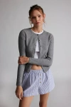 Kimchi Blue Rachel Cardigan In Grey, Women's At Urban Outfitters In Gray
