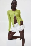 Kimchi Blue Rachel Cardigan In Light Green, Women's At Urban Outfitters In Green