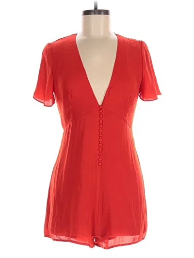 Pre-owned Kimchi Blue Romper In Red