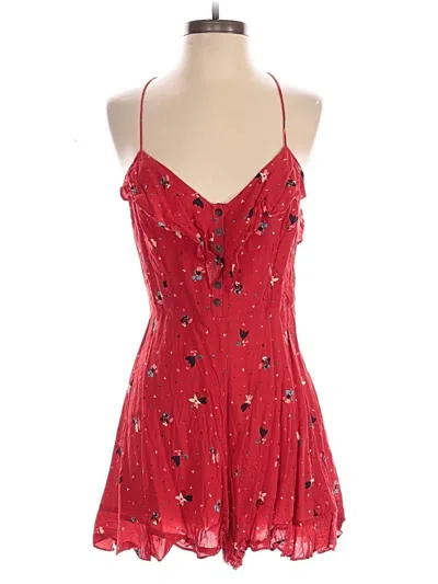 Pre-owned Kimchi Blue Romper In Red