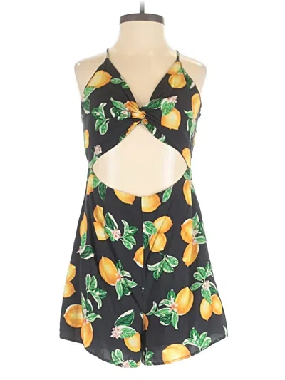 Pre-owned Kimchi Blue Romper In Yellow