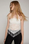 Kimchi Blue Shania Lace Tube Top In Ivory, Women's At Urban Outfitters In White