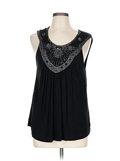 Pre-owned Kimchi Blue Sleeveless Blouse In Black