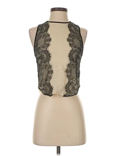 Pre-owned Kimchi Blue Sleeveless Blouse In Brown