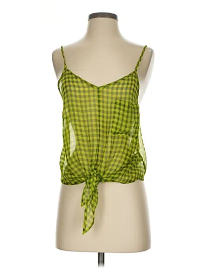Pre-owned Kimchi Blue Sleeveless Blouse In Green
