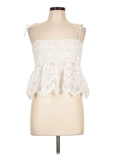 Pre-owned Kimchi Blue Sleeveless Blouse In Ivory