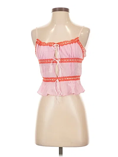 Pre-owned Kimchi Blue Sleeveless Blouse In Pink