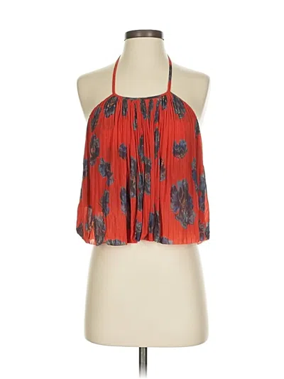 Pre-owned Kimchi Blue Sleeveless Blouse In Red