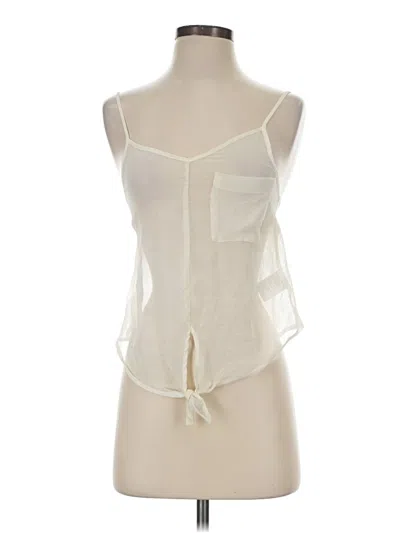 Pre-owned Kimchi Blue Sleeveless Blouse In White