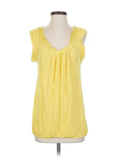 Pre-owned Kimchi Blue Sleeveless Blouse In Yellow