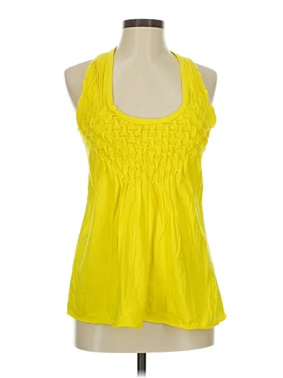 Pre-owned Kimchi Blue Sleeveless Blouse In Yellow