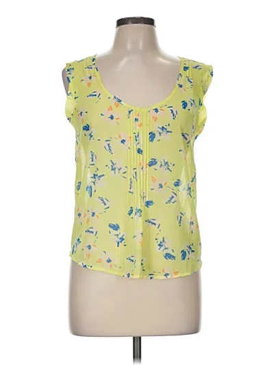 Pre-owned Kimchi Blue Sleeveless Blouse In Yellow