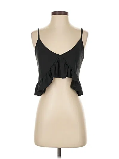 Pre-owned Kimchi Blue Sleeveless Top Black Sweetheart Neckline Tops