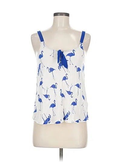 Pre-owned Kimchi Blue Sleeveless Top Blue Halter Neckline Tops