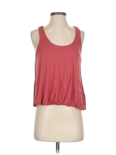 Pre-owned Kimchi Blue Sleeveless Top Red Scoop Neck Tops