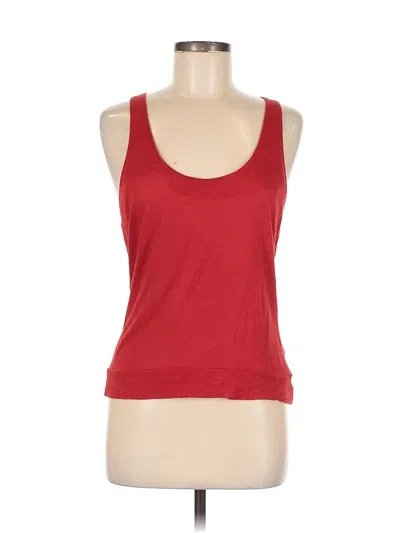 Pre-owned Kimchi Blue Sleeveless Top Red Scoop Neck Tops