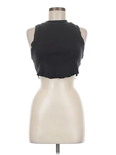 Pre-owned Kimchi Blue Tank Top Black Halter Neckline Tops