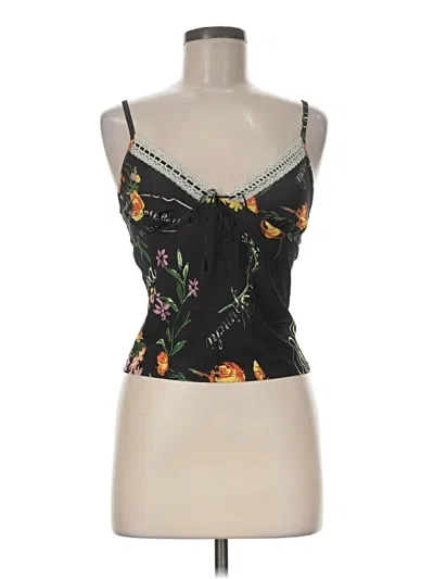 Pre-owned Kimchi Blue Tank Top Black Strapless Neckline Tops
