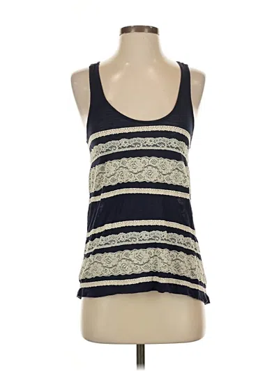 Pre-owned Kimchi Blue Tank Top Blue Halter Neckline Tops