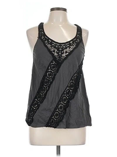 Pre-owned Kimchi Blue Tank Top Gray Halter Neckline Tops