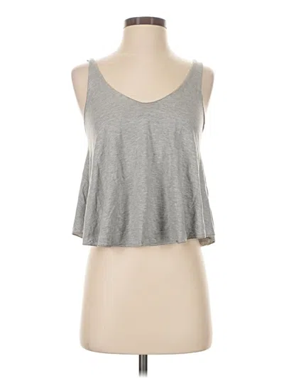 Pre-owned Kimchi Blue Tank Top Gray Halter Neckline Tops