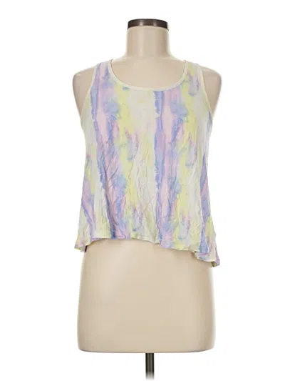 Pre-owned Kimchi Blue Tank Top Purple Halter Neckline Tops