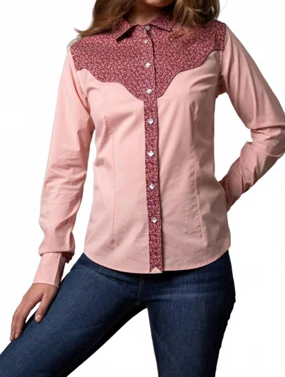 Kimes Ranch Birdie Pearl Snap Shirt In Pink