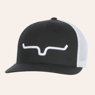 Kimes Ranch Black Logo Trucker Cap