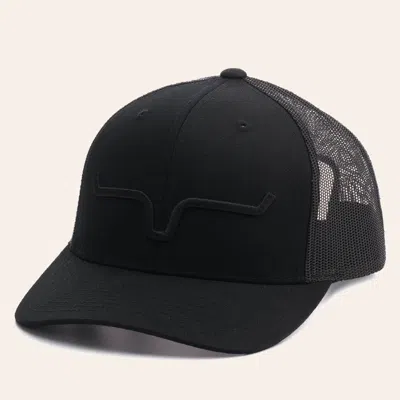 Kimes Ranch Black On Black Mesh Back Cap