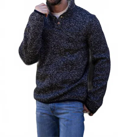 Kimes Ranch Classic Julian Pullover In Black In Blue