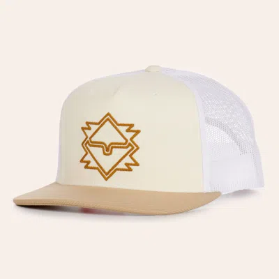 Kimes Ranch Cream North Star Logo Flat Bill Cap In Neutral