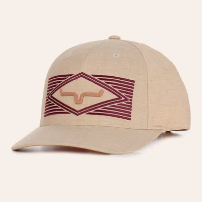 Kimes Ranch Khaki Embroidered Diamond Logo Curved Bill Cap In Neutral