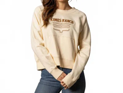 Kimes Ranch Lexie Western Sweatshirt In Butter In Yellow