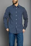 Kimes Ranch Linville Long Sleeve Shirt In Dark Blue In Blue