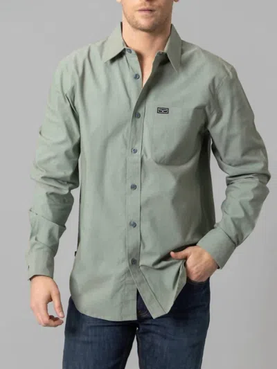 Kimes Ranch Linville Long Sleeve Shirt In Sage In Green