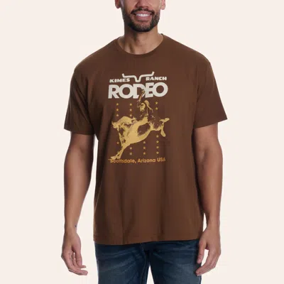 Kimes Ranch Men's Americana 59 Dark Brown Graphic T-shirt