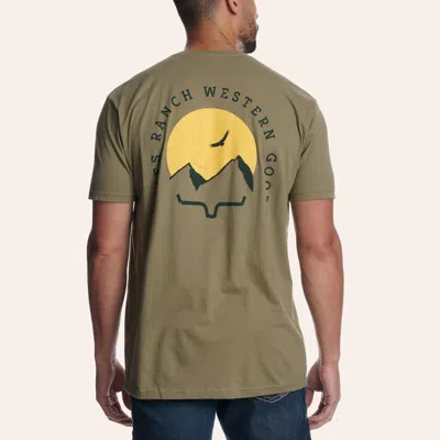 Kimes Ranch Men's Flying High Light Olive Graphic T-shirt In Green