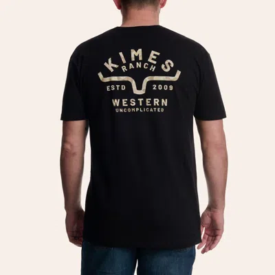 Kimes Ranch Men's Grandview Black Graphic T-shirt