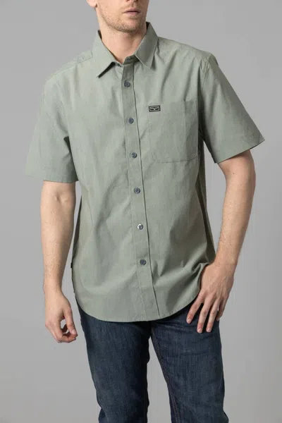 Kimes Ranch Men's Linville Short Sleeve Shirt In Sage In Multi
