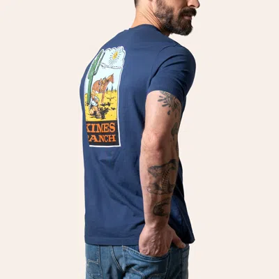 Kimes Ranch Men's Navy Sun Had Just Risen Logo Graphic T-shirt