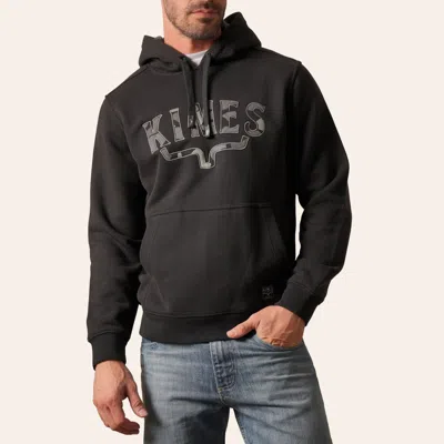 Kimes Ranch Men's Riddle Black Camo Print Hoodie