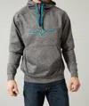 Kimes Ranch Men's Rockford Tech Hoodie Sweatshirt In Heather Charcoal
