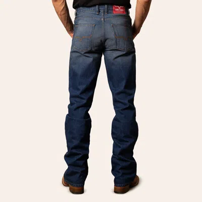 Kimes Ranch Men's Stewart Dark Wash Relaxed Fit Bootcut Jeans In Blue