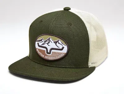 Kimes Ranch Plano Flat Bill Snapback Cap In Army In Green