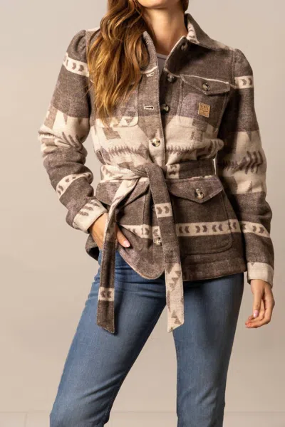 Kimes Ranch Rebecca Wool Coat In Natural In White