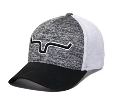 Kimes Ranch Reformer 110 Trucker Snapback Cap In Grey/white In Gray