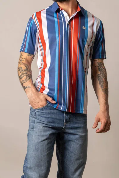 Kimes Ranch Rein Short-sleeve Polo In Blue In Multi