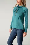 Kimes Ranch Sedona Bossed Hoodie In Teal In Blue