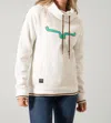Kimes Ranch Two Scoop Hoodie In Heather Oatmeal In Sand